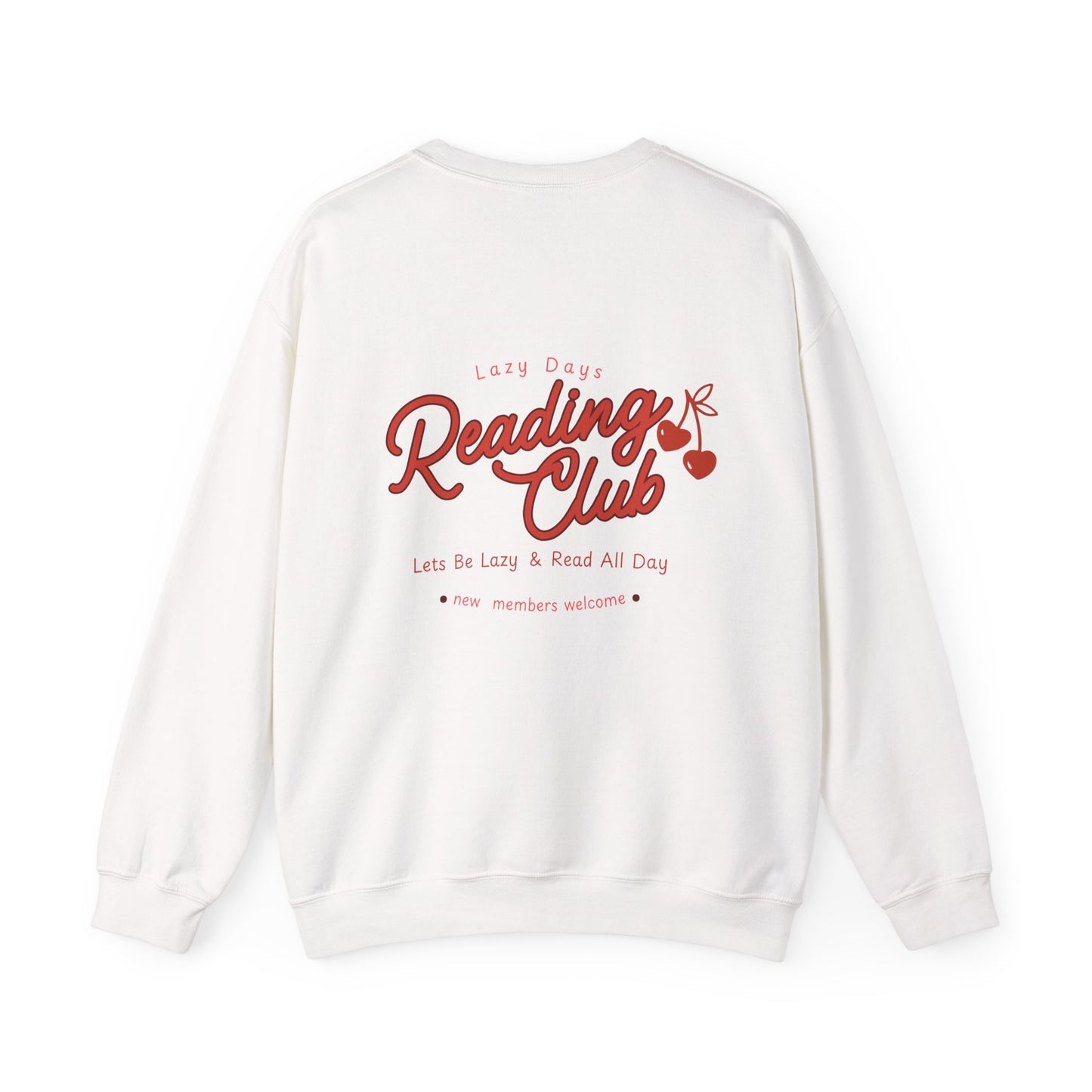 Reading Club Crewneck Sweatshirt — Cozy Book Lover Pullover