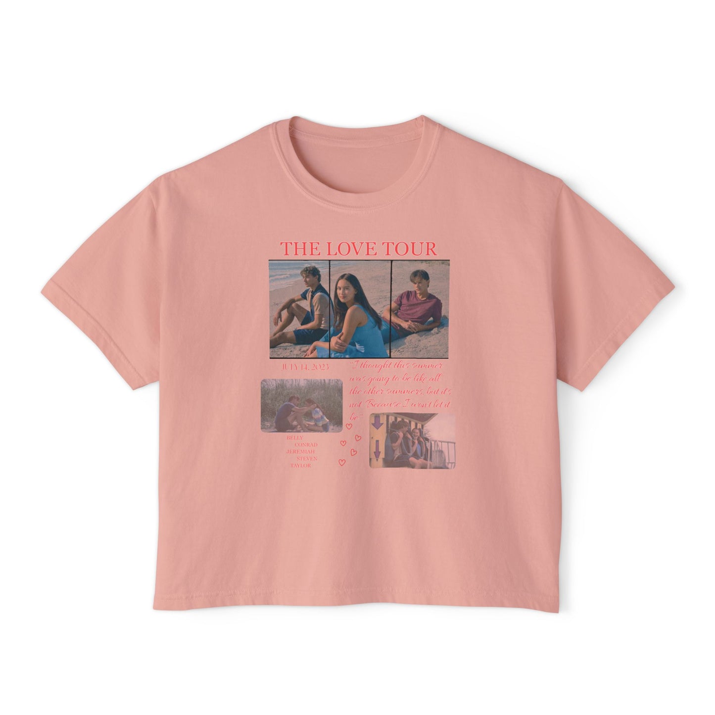 TSITP The Love Tour Tee | Boxy Tee |  Bookish Romance Apparel