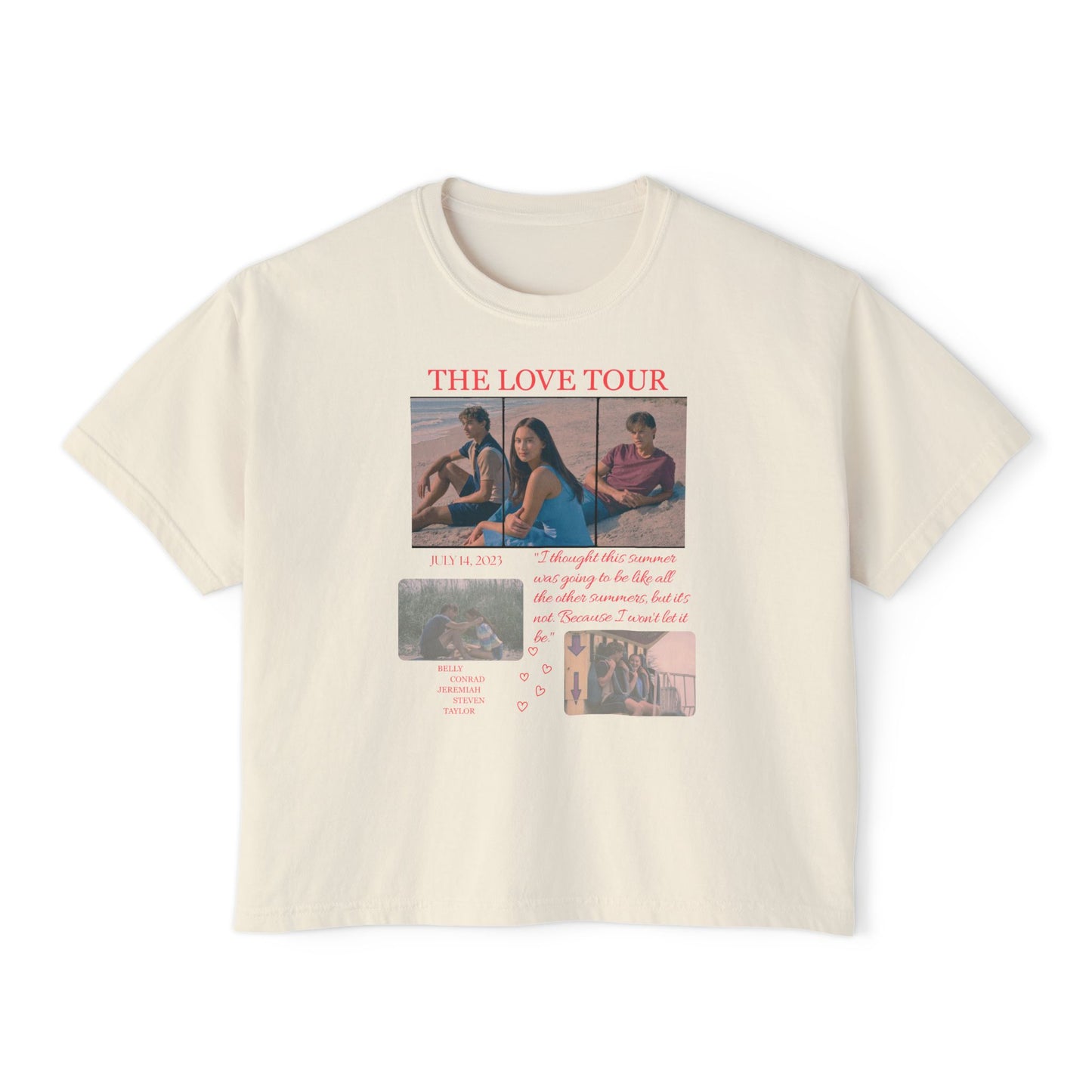 TSITP The Love Tour Tee | Boxy Tee |  Bookish Romance Apparel