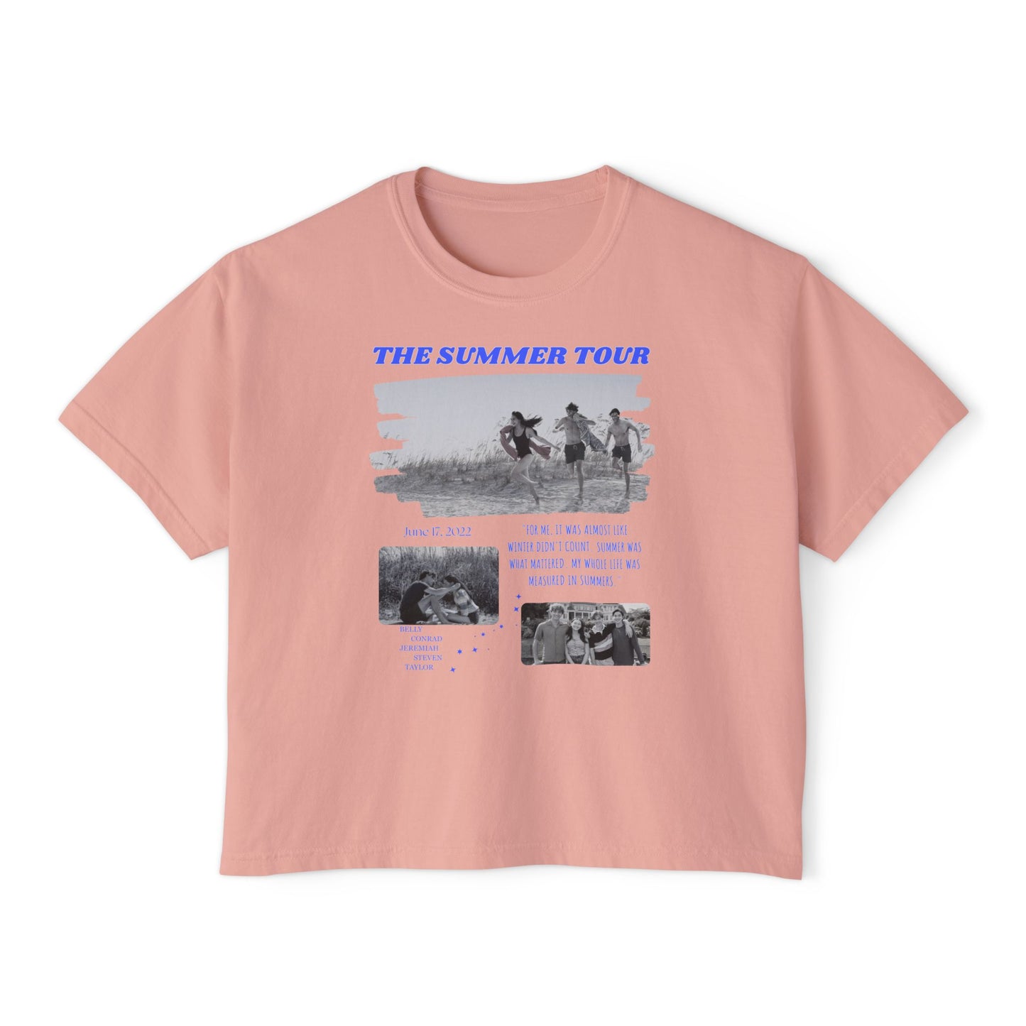 TSITP The Summer Tour inspired Tee | Boxy Bookish Tee | Book Inspired Apparel