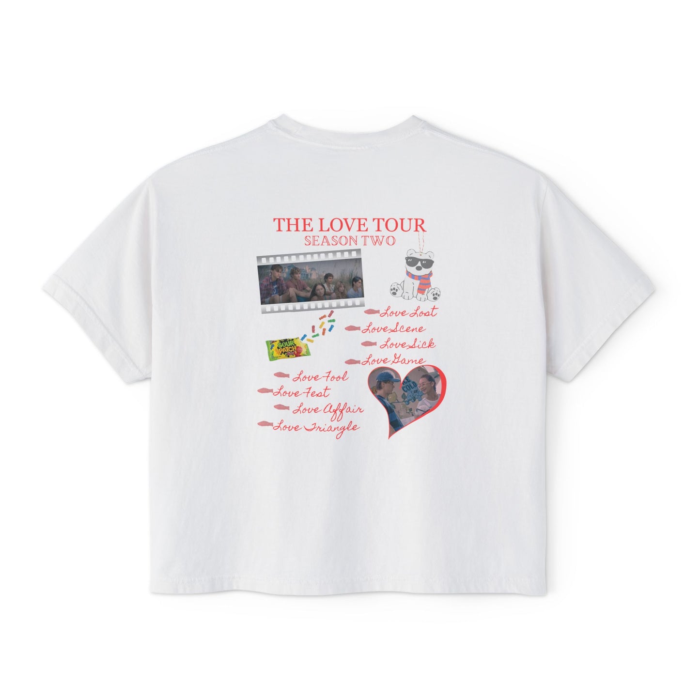 TSITP The Love Tour Tee | Boxy Tee |  Bookish Romance Apparel