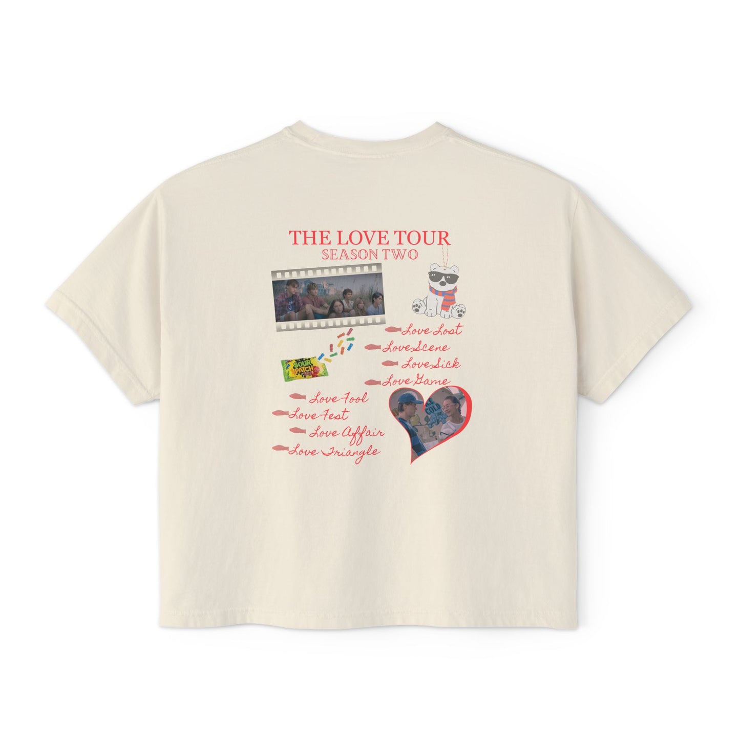 TSITP The Love Tour Tee | Boxy Tee |  Bookish Romance Apparel